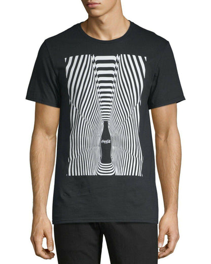 Men's Coca-Cola Coke Optical Cola Black Graphic T-Shirt