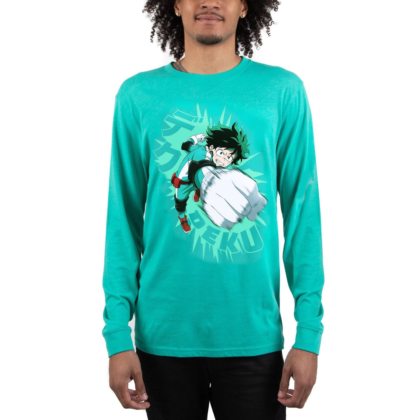 Men's My Hero Academia Anime Deku Graphic T-shirt Tee