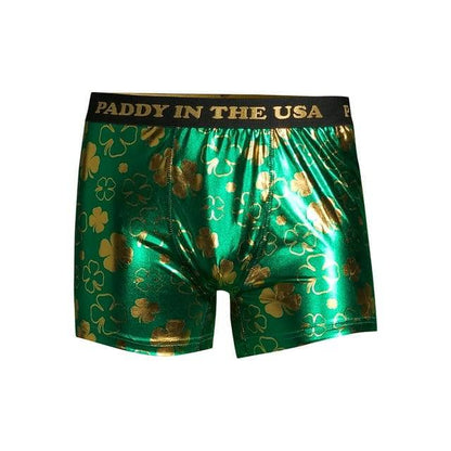 Men's Paddy in the USA Green Boxer Briefs