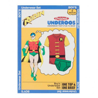 Boy's DC Comics Robin Underoos T-Shirt & Underwear Set