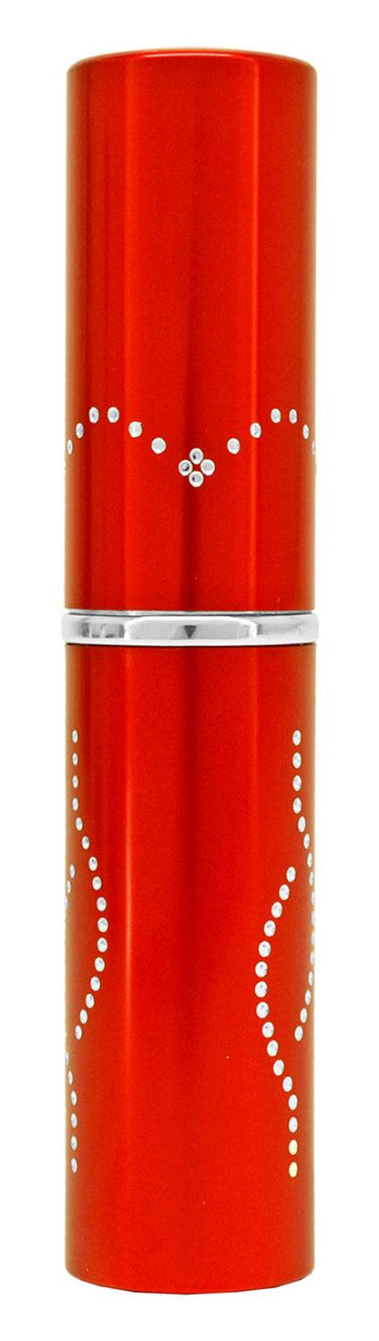 LIPSTICK STUN-RD  5" Red Lipstick Stungun with Flashlight