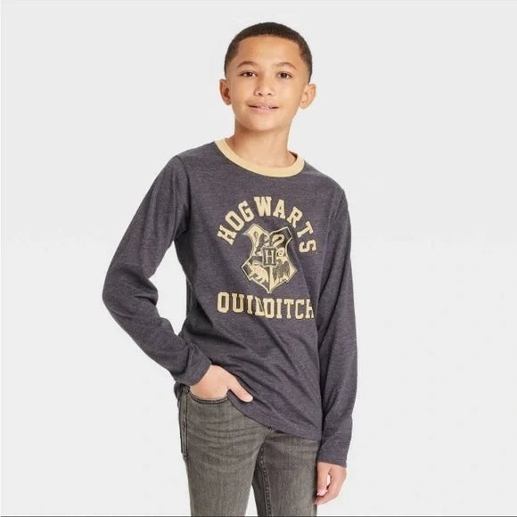 Boys' Harry Potter Quidditch Long Sleeve Graphic T-Shirt