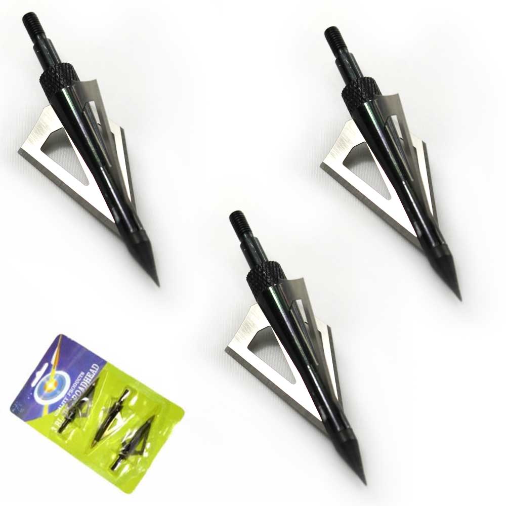 MK 150-E3 3-BLADED BROAD HEAD ARROW TIPS