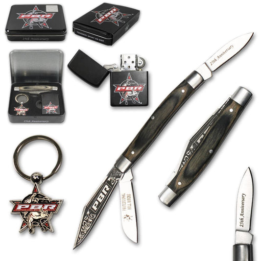 PBR-002BPW Licensed Professional Bulls Riders (PBR) Knife Gift Box