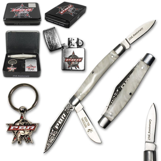 PBR-002WPL Licensed Professional Bulls Riders (PBR) Knife Gift Box