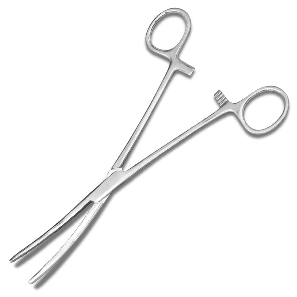 RI 526-H CU - 12" Curved Mosquito Forceps