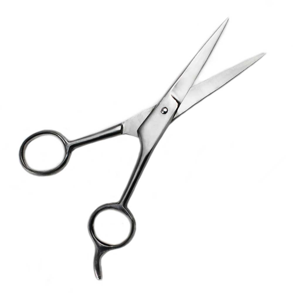 RI 532-B  5.5" Ice Tempered Silver Barber Scissors