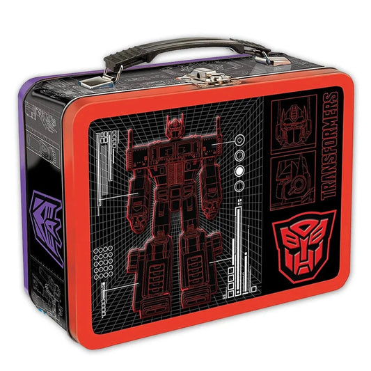 Transformers Metal Lunch Box Tin Tote - Rex Distributor, Inc. Wholesale Licensed Products and T-shirts, Sporting goods,