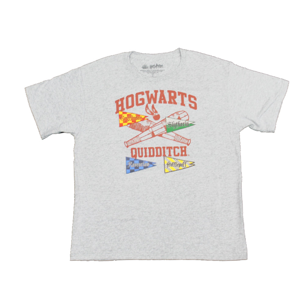Boys Youth Grey Heather Harry Wholesale Inc. Tee Hogwarts Graphic goods, T-shirts, Products Distributor, Licensed Quidditch and – Sporting Rex Potter T