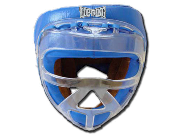 TR 435 Boxing & Martial Arts Headgear Leather Full with Removable Face Mask for Sparring - 3 Colors - Rex Distributor, Inc. Wholesale Licensed Products and T-shirts, Sporting goods,