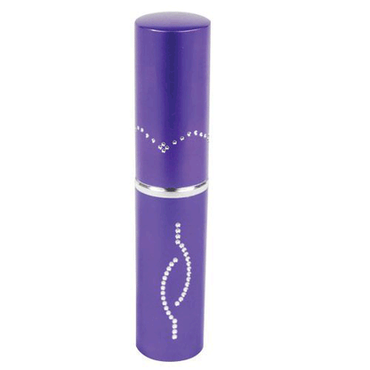 LIPSTICK STUN-PP 5" Purple Lipstick Stungun with Flashlight