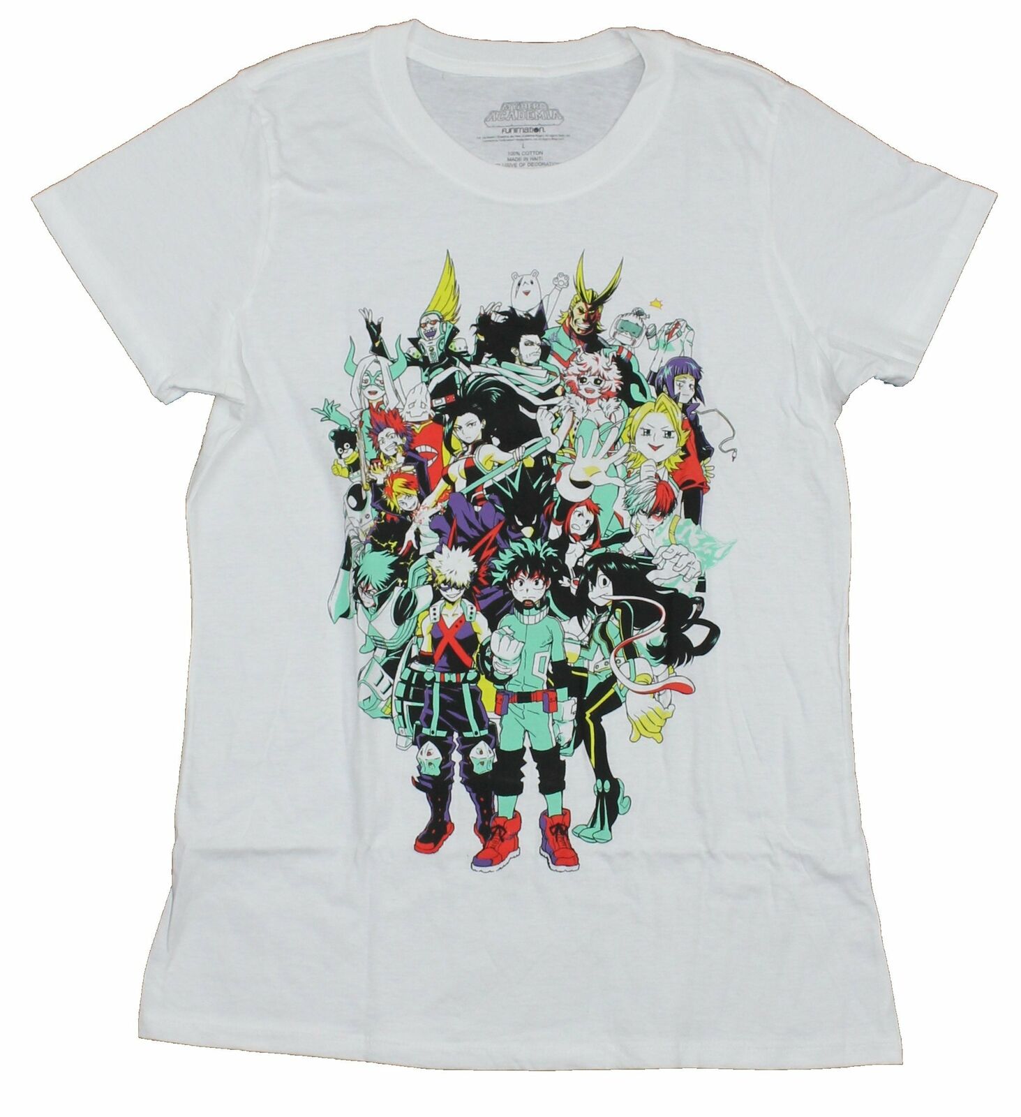 Women Junior's Anime My Hero Academia Class 1-A Group Tee T-Shirt - Rex Distributor, Inc. Wholesale Licensed Products and T-shirts, Sporting goods,